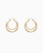 Charming Charlie Hooped Hoop Earrings