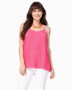 Charming Charlie Kelby Pleated Tank