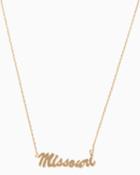 Charming Charlie Missouri Pendant Necklace