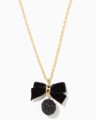 Charming Charlie Royal Bow Pendant Necklace