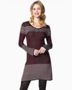 Charming Charlie Chevron Flurry Sweater Dress