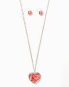 Charming Charlie Love Story Necklace Set