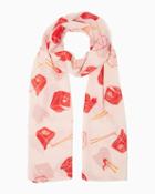 Charming Charlie Chinese Takeout Scarf