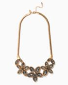 Charming Charlie Prima Floral Statement Necklace