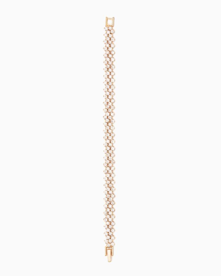 Charming Charlie Crystal Herringbone Bracelet