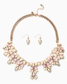 Charming Charlie Ivy Faceted Necklace Set