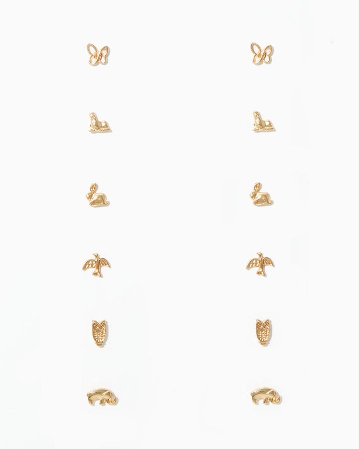 Charming Charlie Shiny Critter Stud Earring Set