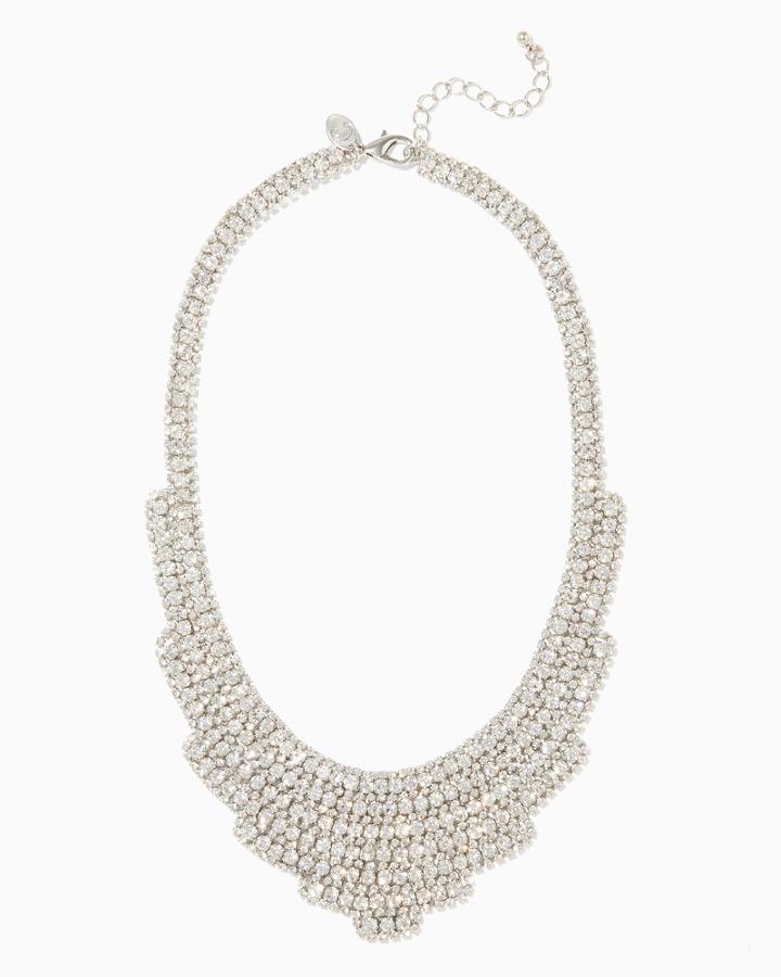 Charming Charlie Lovely Line Bib Necklace