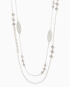 Charming Charlie Oval Stardust Necklace Set