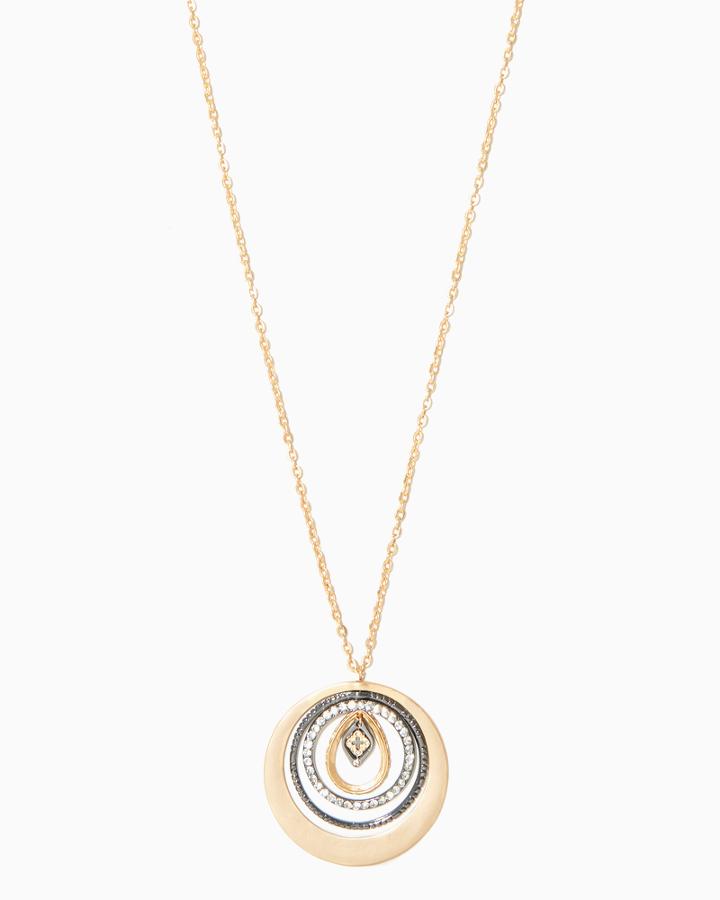 Charming Charlie Aura Sphere Pendant Necklace