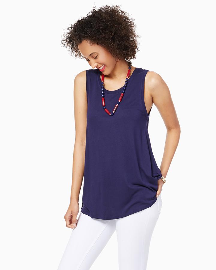 Charming Charlie Cross Back Tank Top