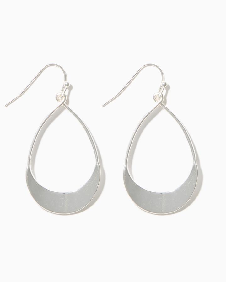 Charming Charlie Half Moon Drop Earrings