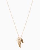 Charming Charlie Angel Wing Pendant Necklace