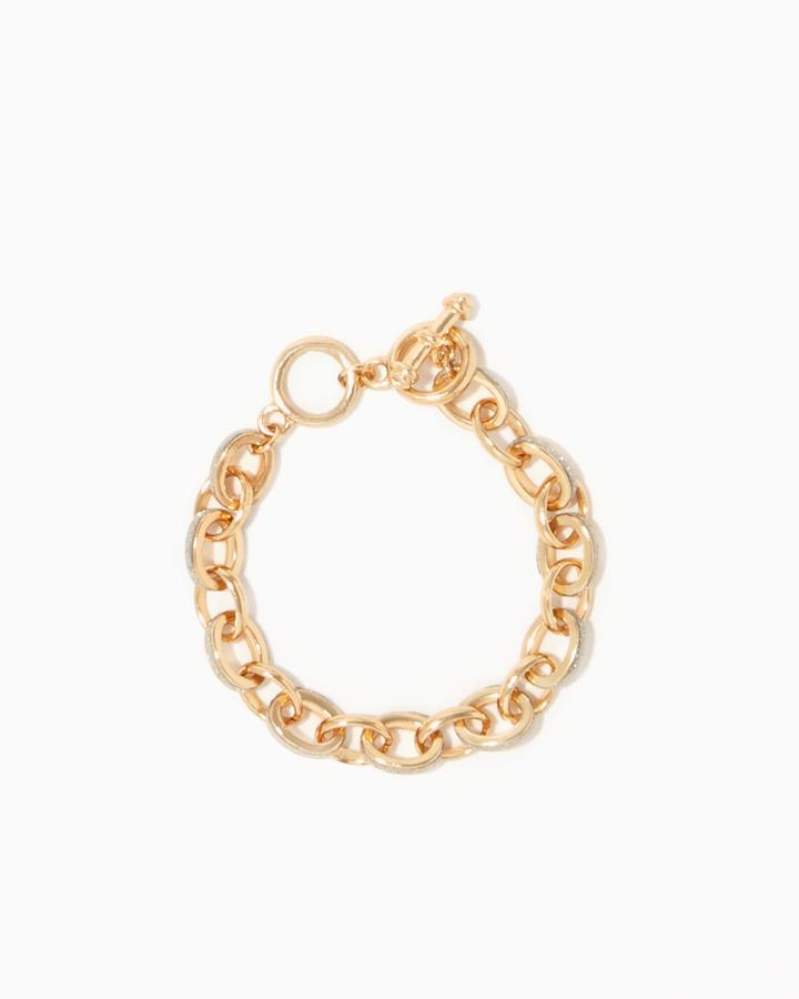 Charming Charlie Stardusted Chainlink Bracelet
