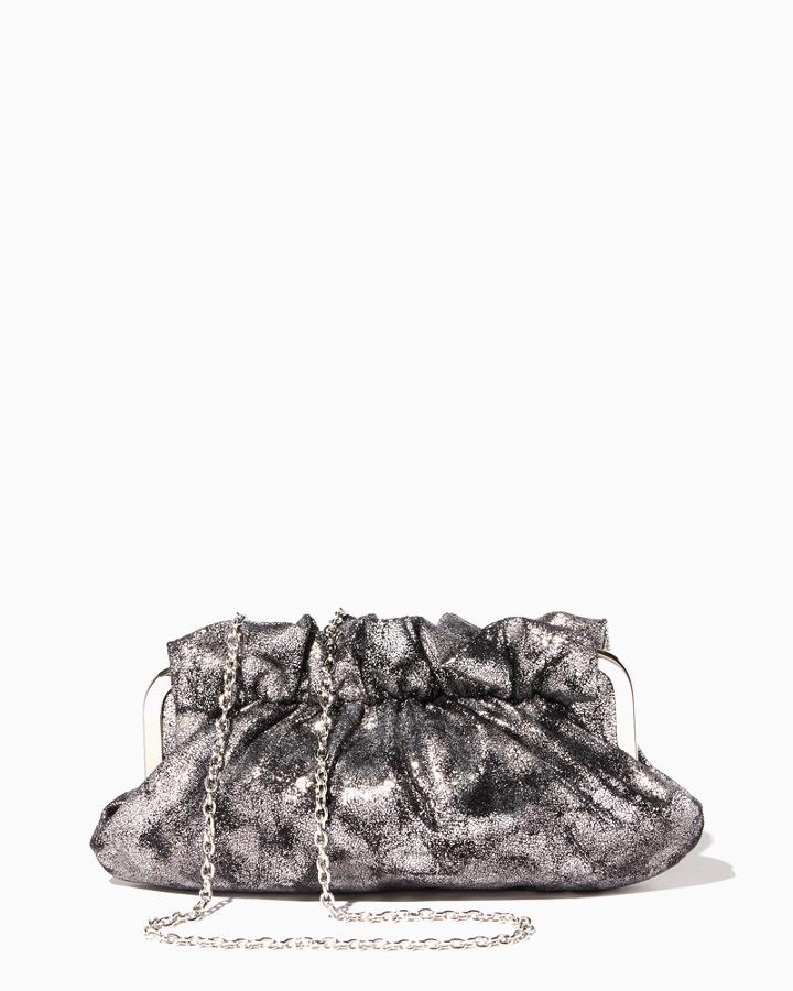 Charming Charlie Jane Metallic Frame Clutch