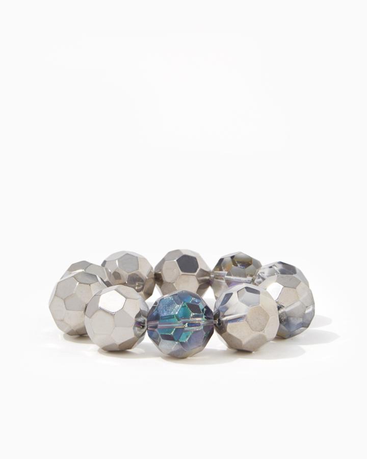 Charming Charlie Disco-tech Beaded Bracelet