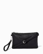 Charming Charlie Klein Perforated Crossbody Wristlet