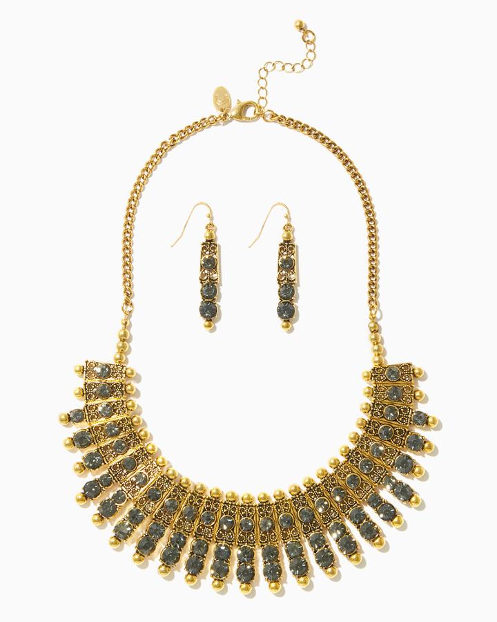 Charming Charlie Grand Bauble Necklace Set