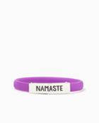 Charming Charlie Namaste Silicone Bracelet