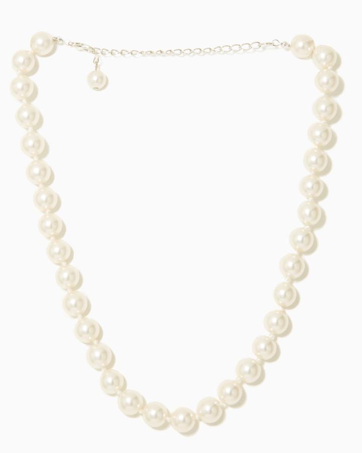 Charming Charlie Princess & The Pearl Choker Necklace