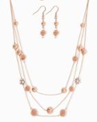 Charming Charlie Whimsical Honey Necklace Set