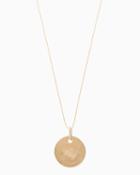 Charming Charlie Decked Disc Pendant Necklace