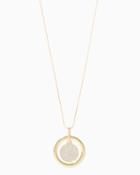 Charming Charlie Stardusted Medallion Pendant Necklace