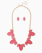 Charming Charlie Tulip Facets Necklace Set
