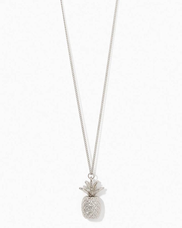 Charming Charlie Pineapple Pendant Necklace