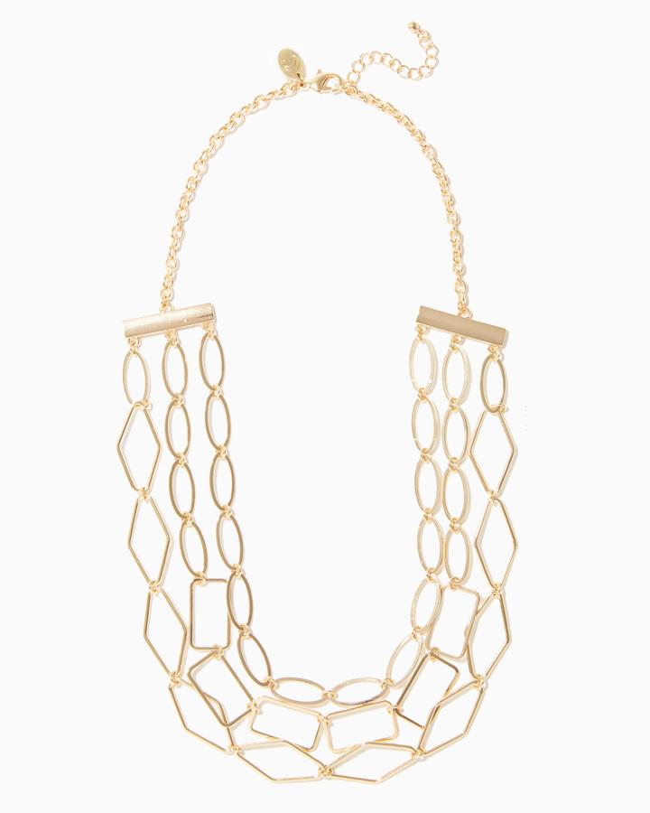 Charming Charlie Tam Tam Link Necklace