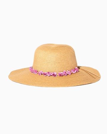 Charming Charlie Rosette Floppy Hat