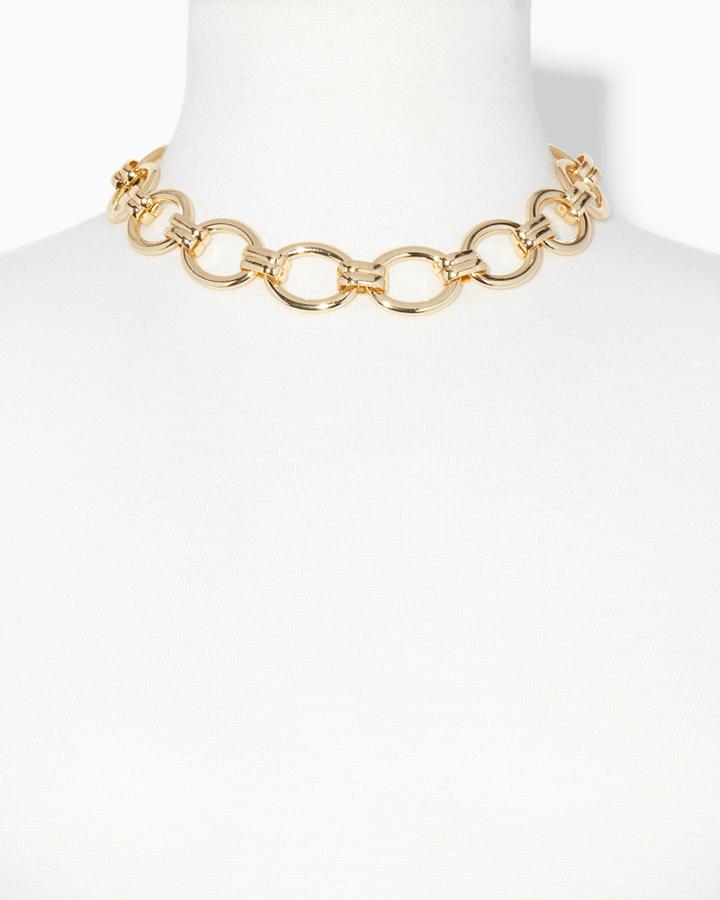 Charming Charlie Double Link Collar Necklace