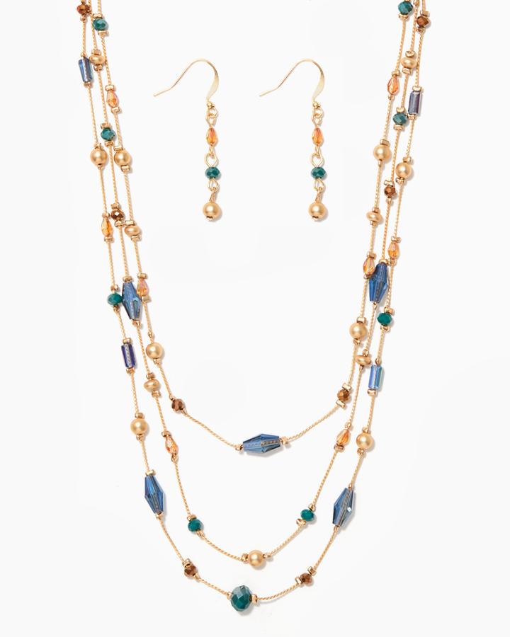 Charming Charlie Faline Layered Necklace Set