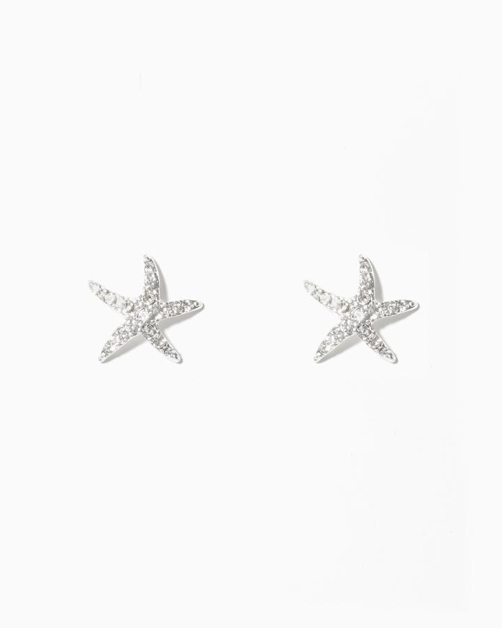 Charming Charlie Pav Starfish Earrings