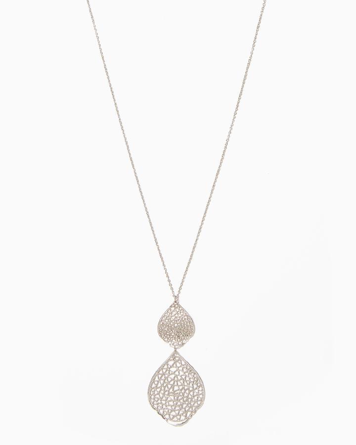 Charming Charlie Web Of Filigree Necklace
