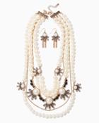 Charming Charlie Opulent Pearl Necklace