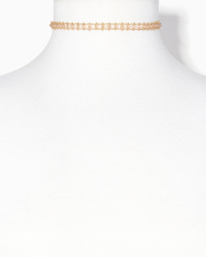 Charming Charlie Shara Beaded Twist Choker