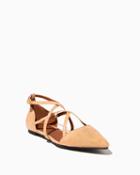 Charming Charlie Strappy Pointed Ballet Flats