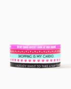 Charming Charlie Work It Silicone Bracelet Set