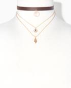 Charming Charlie Wild Winds Leather Choker