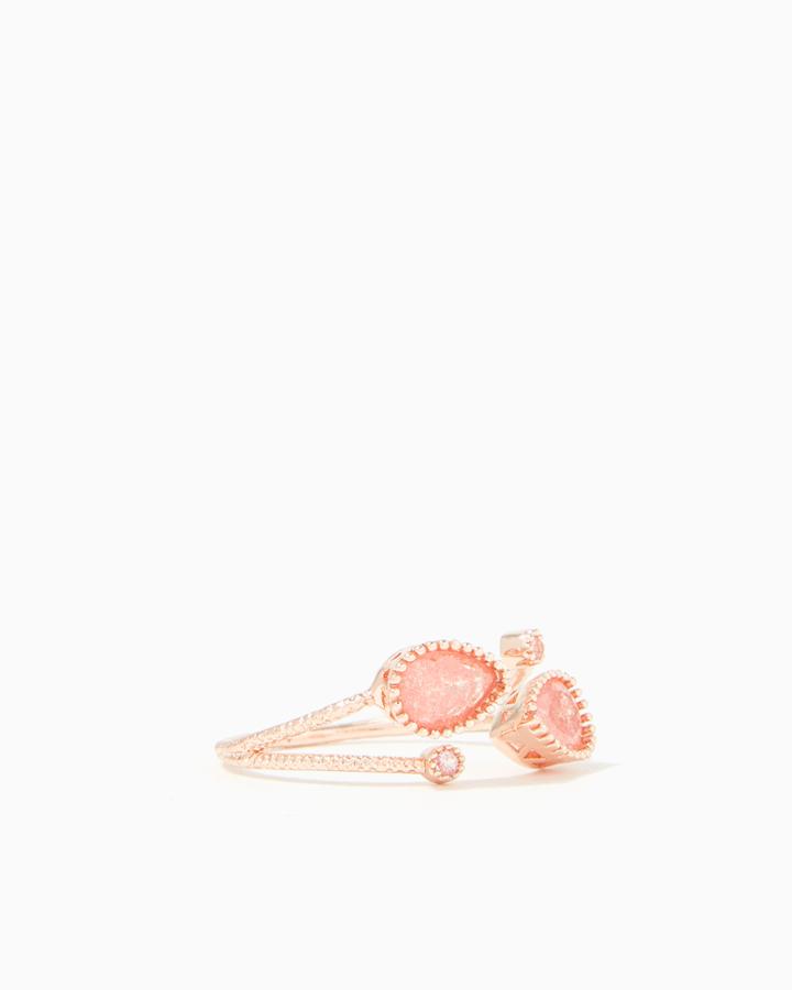 Charming Charlie Double Sweets Teardrop Ring