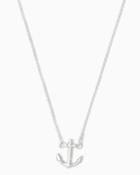 Charming Charlie Mini Anchor Necklace