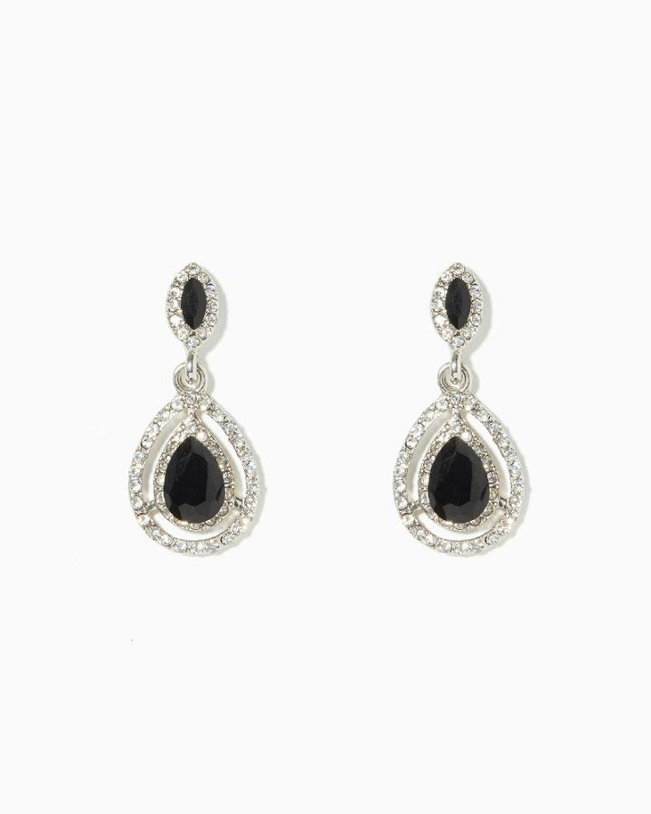 Charming Charlie Halo Marquise Earrings