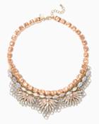Charming Charlie Stella Antiqued Bib Necklace