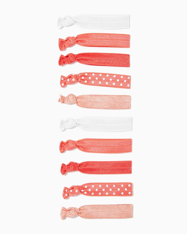Charming Charlie Chevron Polka Dot Hair Tie Set