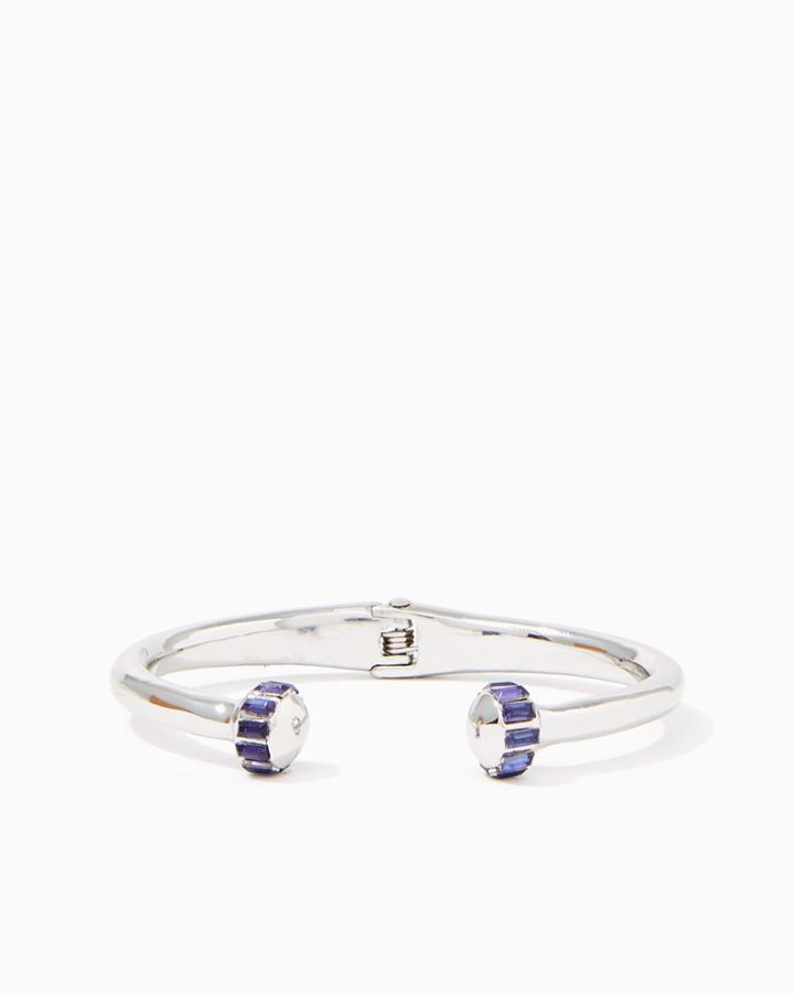 Charming Charlie Baguette Rhines Open Cuff