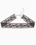 Charming Charlie Fanciful Lace Choker Necklace