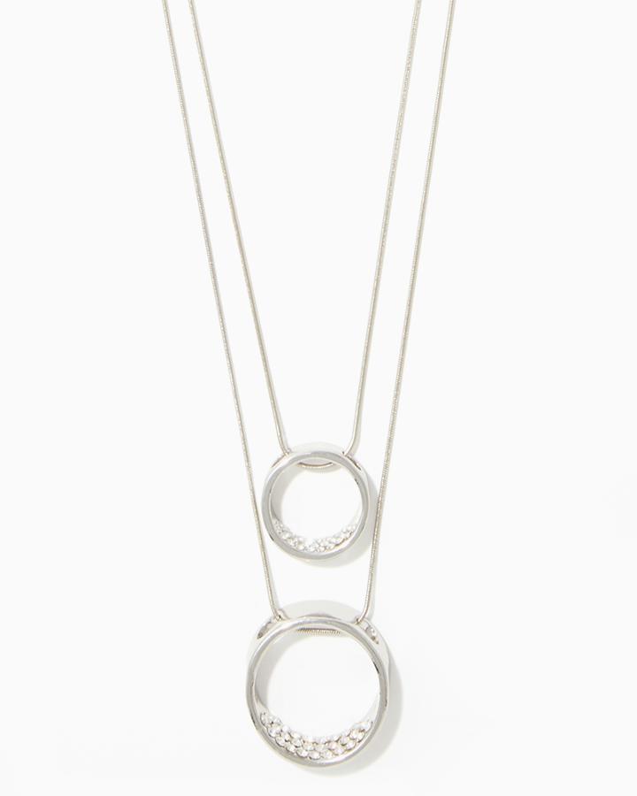 Charming Charlie Shining Loops Layered Necklace