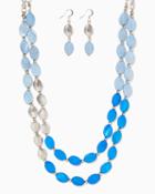 Charming Charlie Coastal Beads Necklace Set