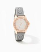 Charming Charlie Quilted Silicone Watch